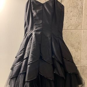 Little black masquerade dress